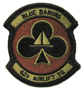 62nd Airlift Squadron OCP Patch - Spice Brown
