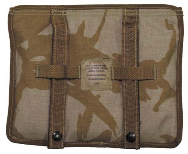 British Military 3 Compartment Ammo Pouch