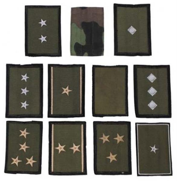 Czech-Slovakian Shoulder Loops - RANK 25 Pairs One Low Price  - Great for Military Collectors