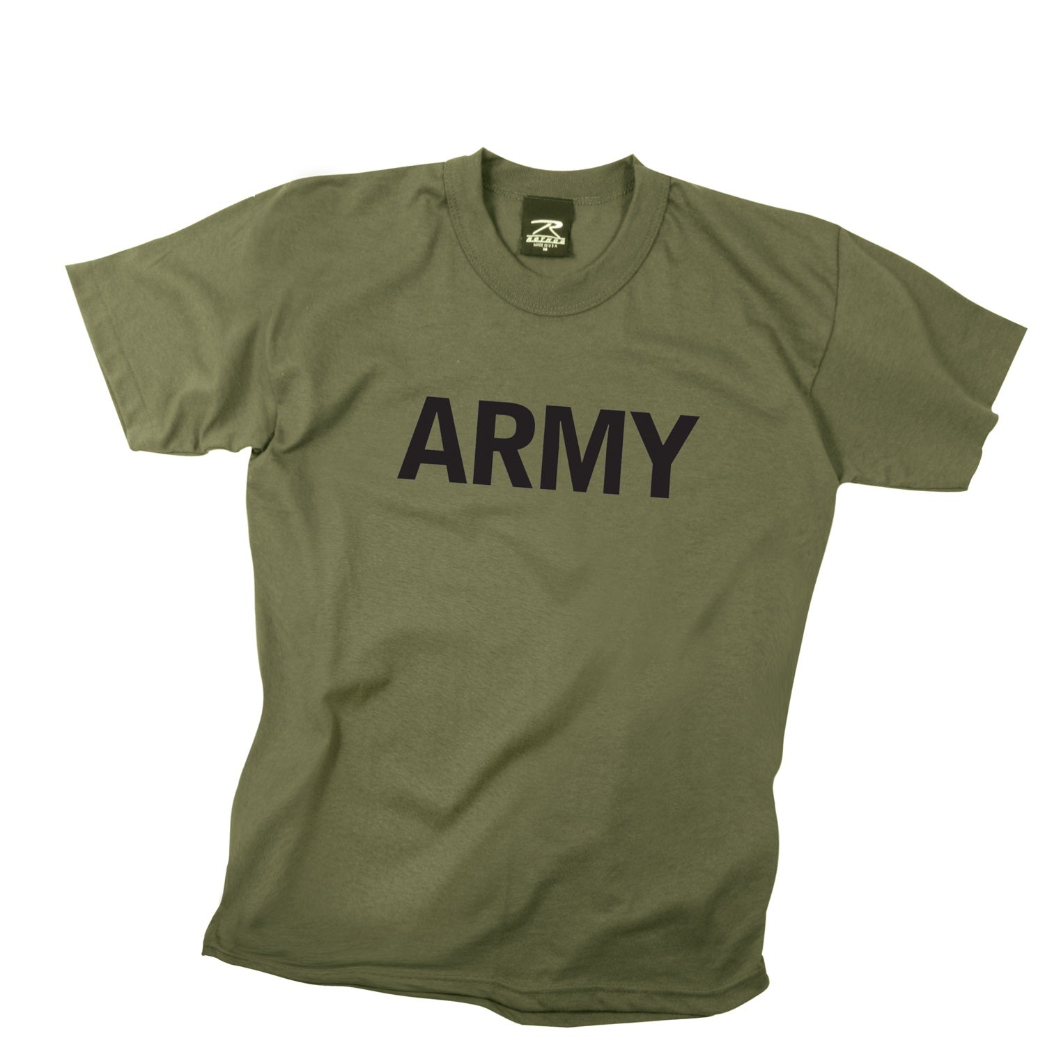 Rothco Kids Army Physical Training T-Shirt Olive Drab