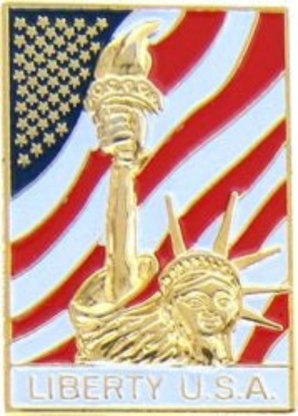 Liberty United States of America Pin - Patriotic Hat Pin