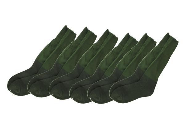 6 PACK U.S. Army Men's Cushion Sole Socks - O.D. GREEN