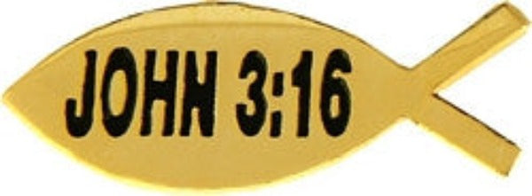 John 3:16 Fish Pin