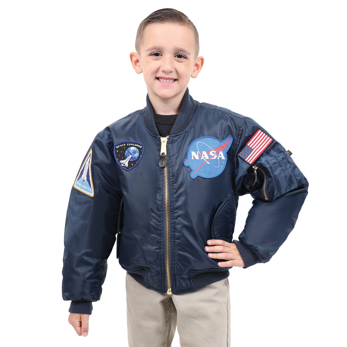 Rothco Kids NASA MA-1 Flight Jacket