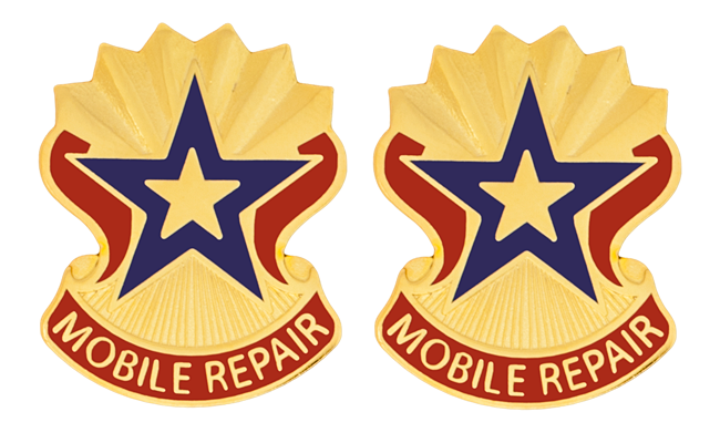 71st Maintenance Battalion Unit Crest DUI - 1 Pair - MOBILE REPAIR
