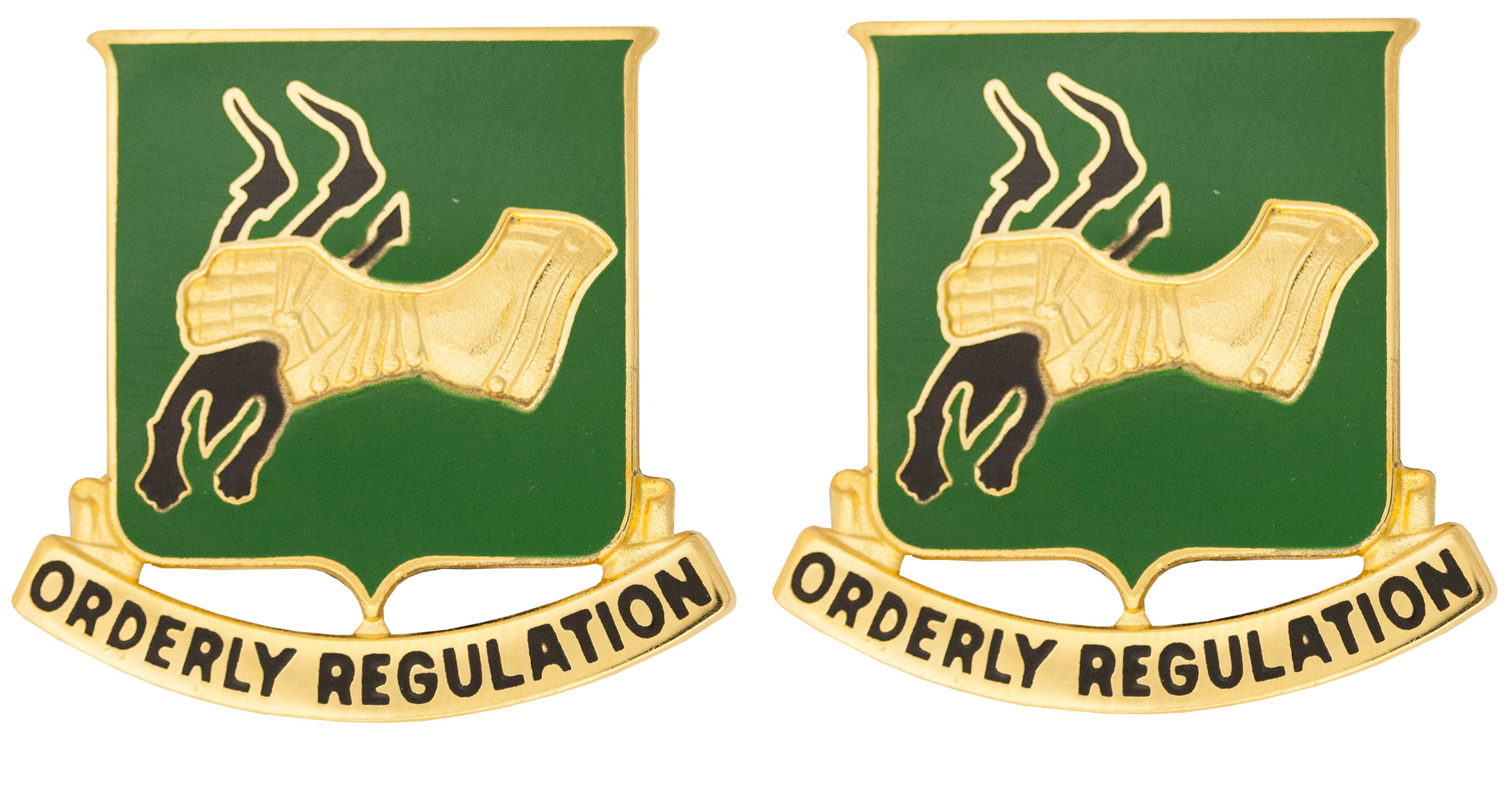 720th Military Police Unit Crest - Pair - ORDERLY REGULATION
