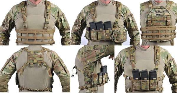 Raine Vector Lightweight MOLLE Laser Chest Rig - Made in U.S.A.