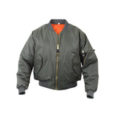 Rothco Kids MA-1 Flight Jackets Sage Green