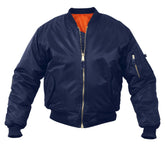Rothco MA-1 Flight Jacket - Navy Blue