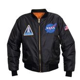 Rothco NASA MA-1 Flight Jacket - Black