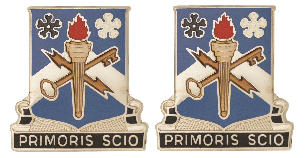 741st Military Intelligence Unit Crest - Pair - PRIMORIS SCIO