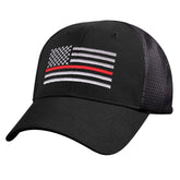Rothco Mesh Back Thin Red Line Tactical Cap - CLOSEOUT!