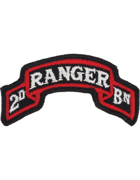 75th Ranger 2nd BN Full Color Dress Patch