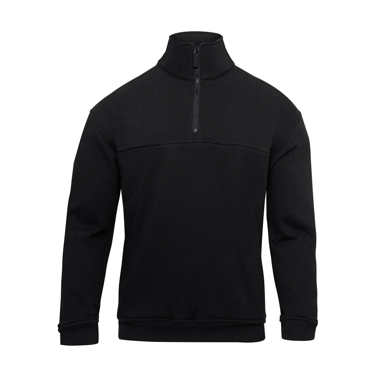 Rothco Firefighter / EMS Heavy Duty 1/4 Zip Workshirt Black