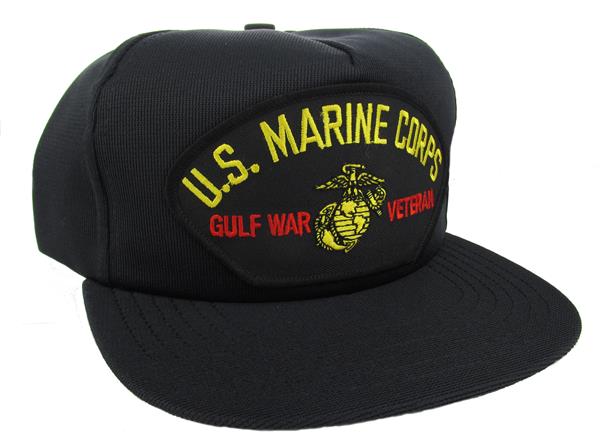 USMC Gulf War Veteran Ball Cap - Black