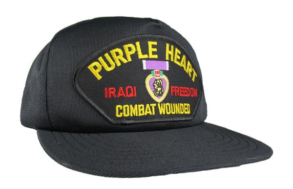 Iraqi Freedom Purple Heart Ball Cap