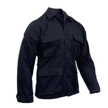 Rothco Poly/Cotton Twill Solid BDU Shirts Midnight Navy Blue