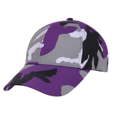 Rothco Color Camo Supreme Low Profile Cap - PURPLE Camo