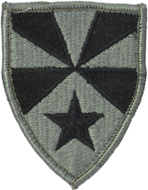 7th Army Support Command ACU Patch Foliage Green - Closeout Great for Shadow Box