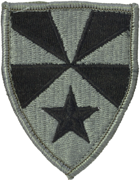 7th Army Support Command ACU Patch Foliage Green - Closeout Great for Shadow Box