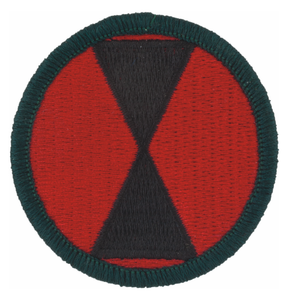 7th Infantry Division Patch - Full Color Dress