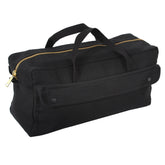 Rothco Canvas Jumbo Tool Bag With Brass Zipper Black