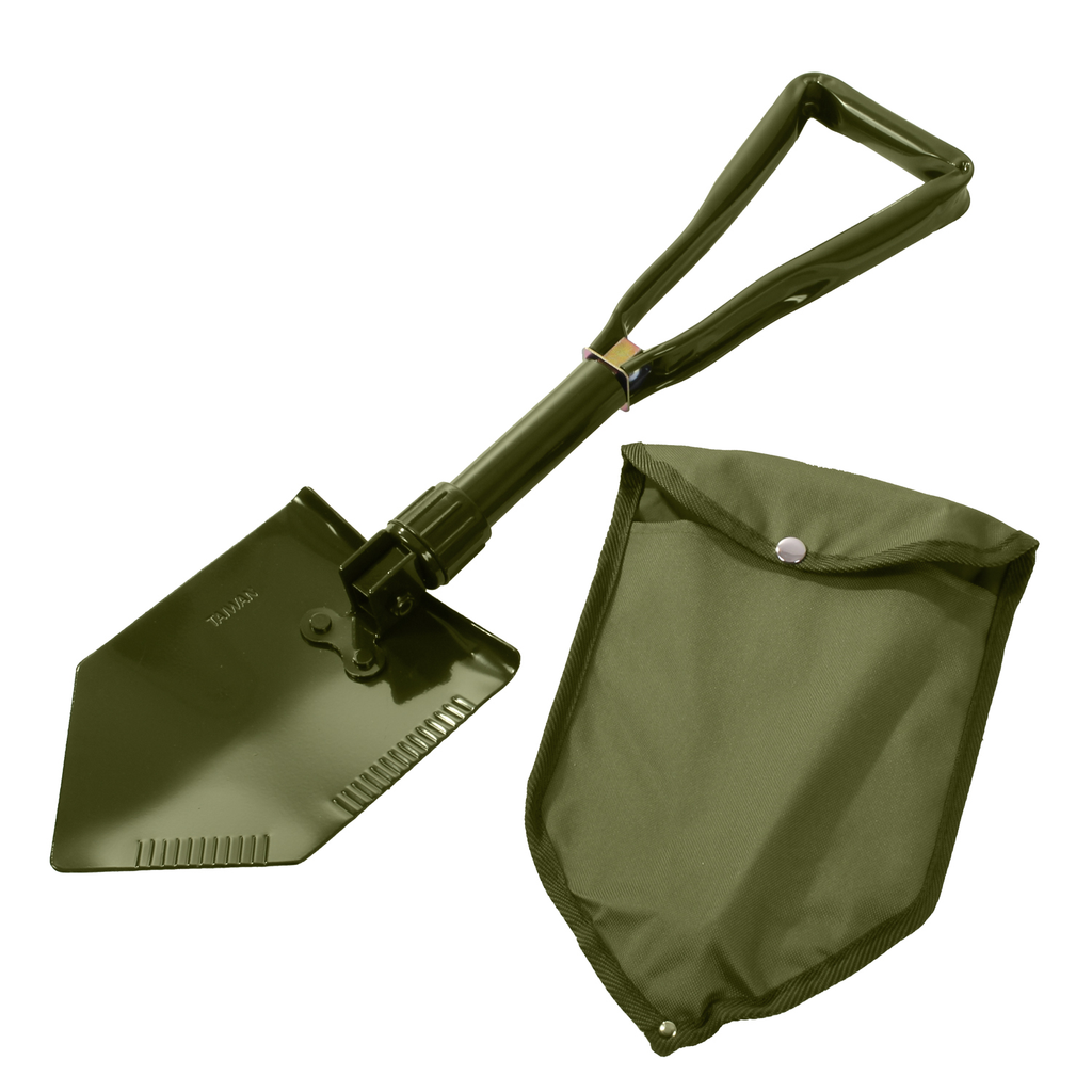 Rothco Deluxe Tri-Fold Shovel with Cover - Entrenching Tool - E-Tool Rothco Deluxe Tri-Fold Shovel with Cover - Entrenching Tool - E-Tool