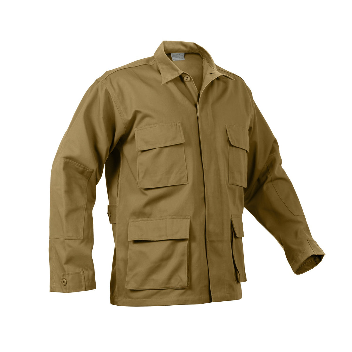 Rothco Poly/Cotton Twill Solid BDU Shirts Coyote Brown
