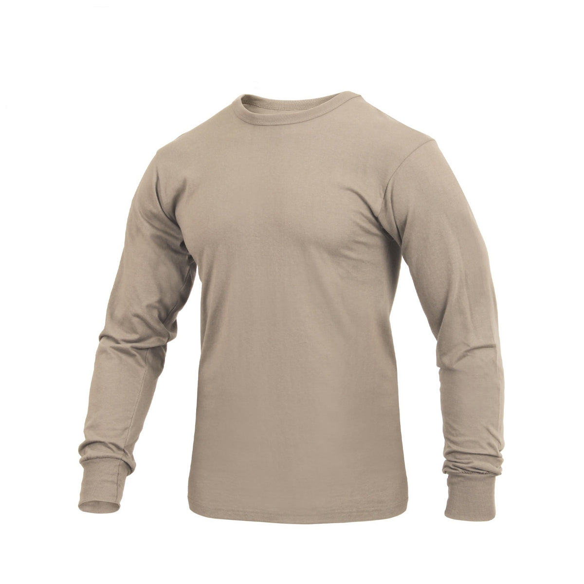 Rothco Long Sleeve Solid T-Shirt Desert Sand