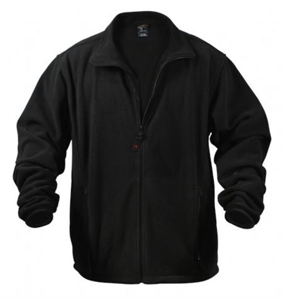 Mountain Polar Fleece Jacket - BLACK   Closeout Buy Now and Save
