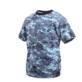 Rothco Digital Camo T-Shirt Sky Blue Camo