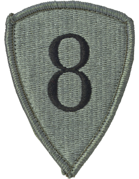 8th Personnel Command ACU Patch Foliage Green - Closeout Great for Shadow Box