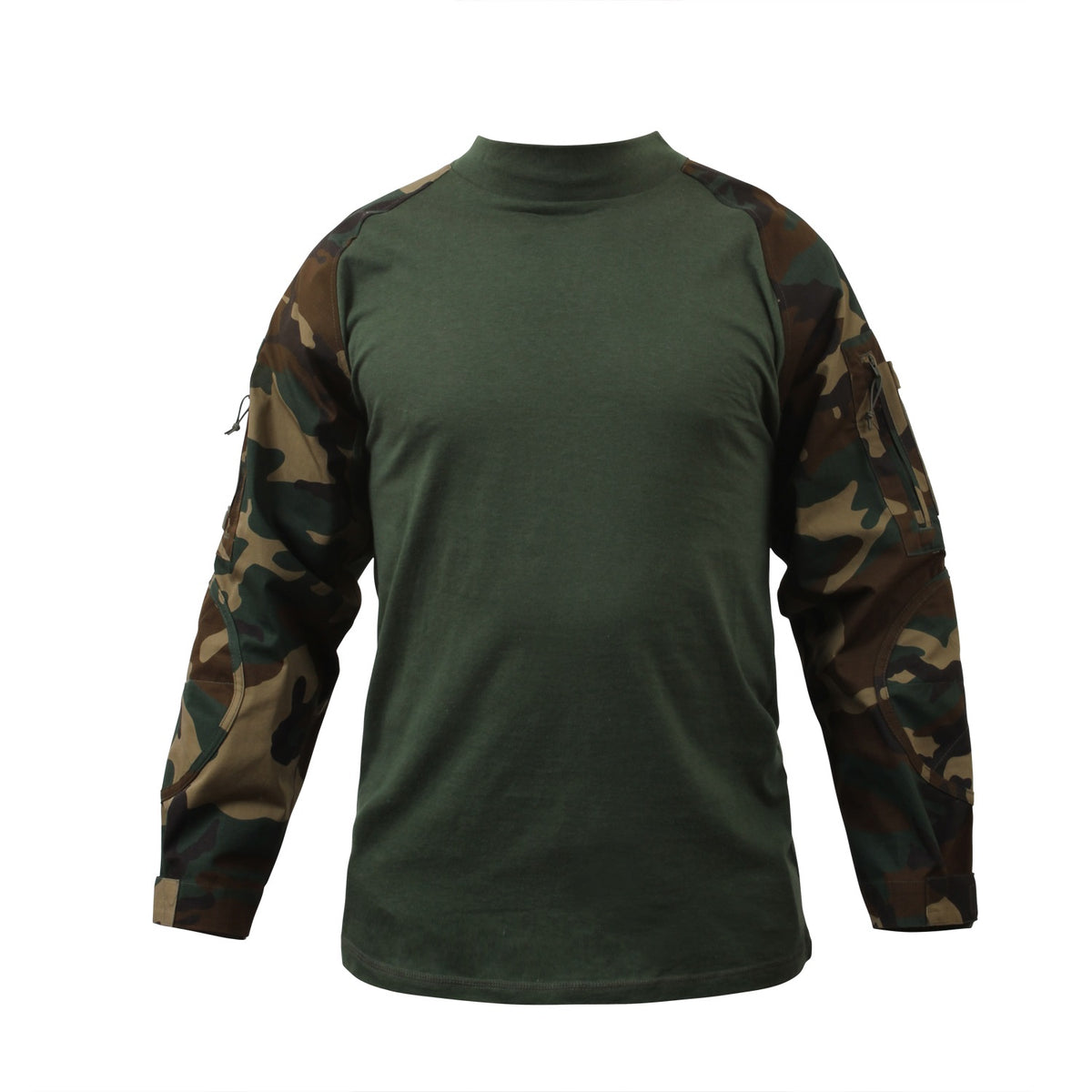 Rothco Military NYCO FR Fire Retardant Combat Shirt Woodland Camo