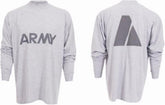 MOISTURE WICKING Long Sleeve Army PT Shirt - Reflective Material