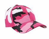 Rothco Color Camo Supreme Low Profile Cap - PINK Camo