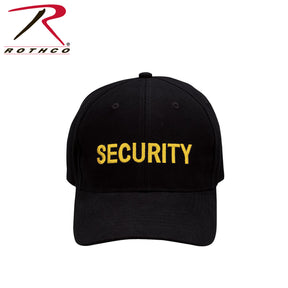 Rothco Security Supreme Low Profile Insignia Cap Black/Gold