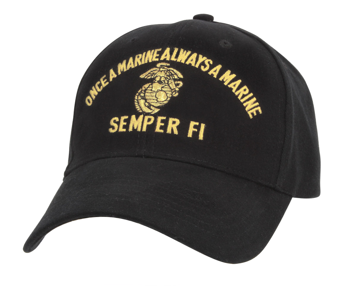 Rothco Marine Semper Fi Low Profile Cap - Once a Marine