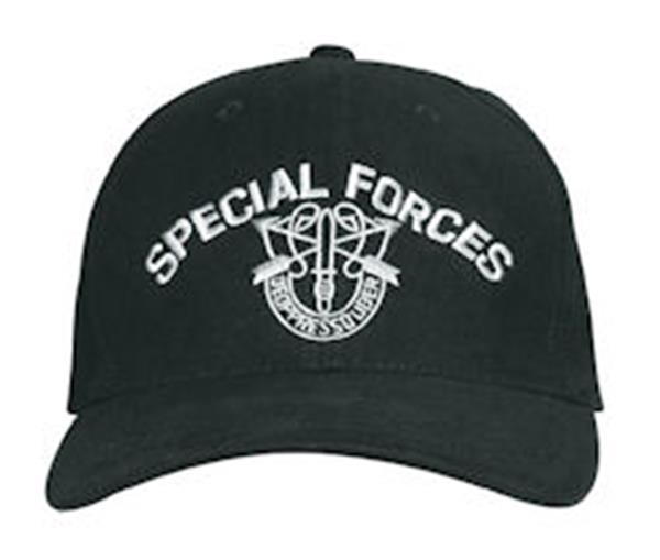 Deluxe Low Profile Cap Black - SPECIAL FORCES