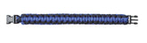 Rothco Paracord Bracelet - Blue and Black