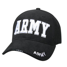 Rothco Deluxe Army Embroidered Low Profile Insignia Cap Black