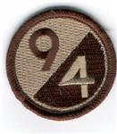 94th Infantry Division Desert Patch  - Closeout Great for Shadow Box