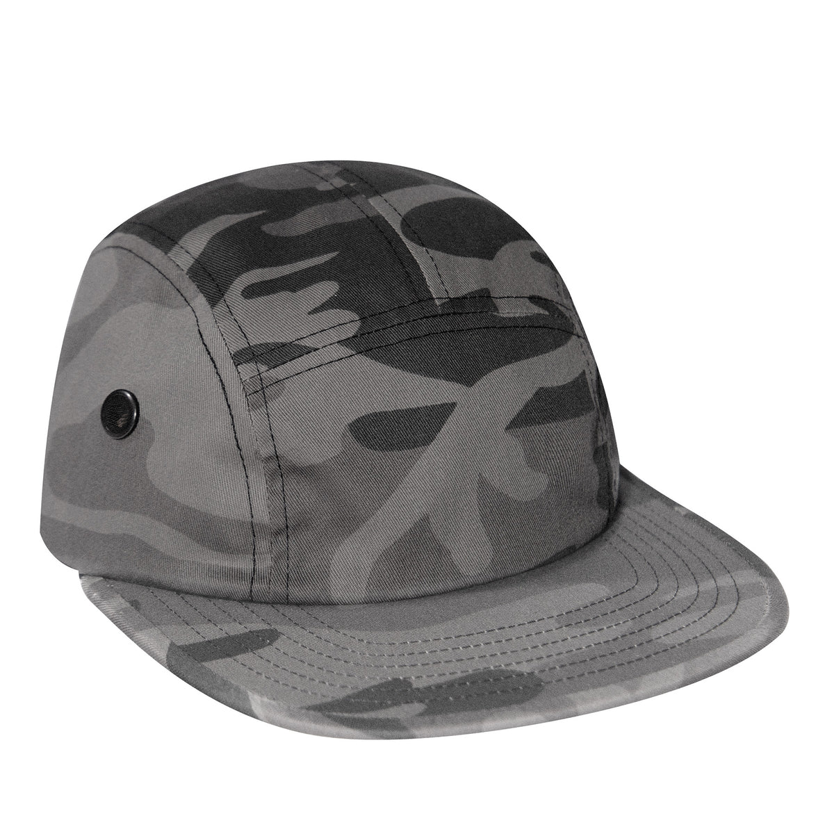 Rothco 5 Panel Street Cap Black Camo