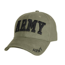 Rothco Deluxe Army Embroidered Low Profile Insignia Cap Olive Drab
