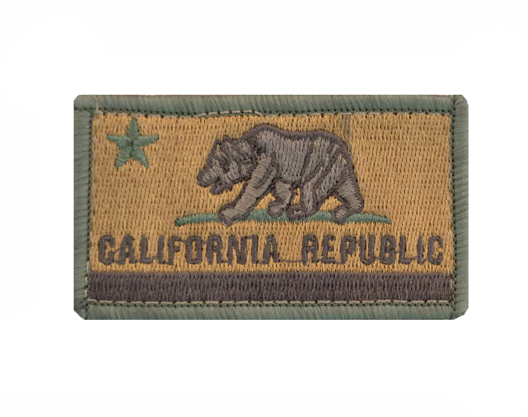 California Republic Flag Patch - Small Morale Patch