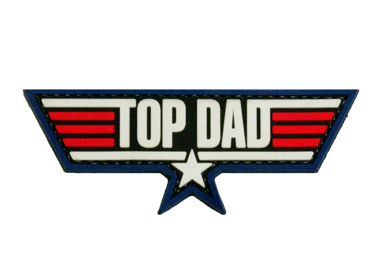 Top Dad - Top Gun Patch - PVC Morale Patch