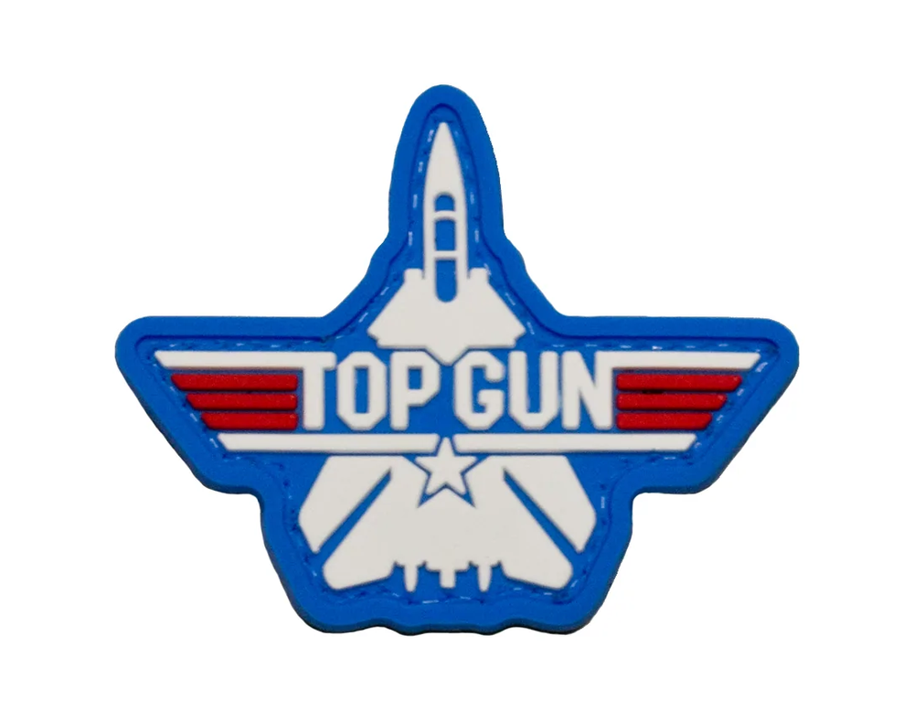 Top Gun F14 Tomcat Jet Blue Patch PVC Morale Patch