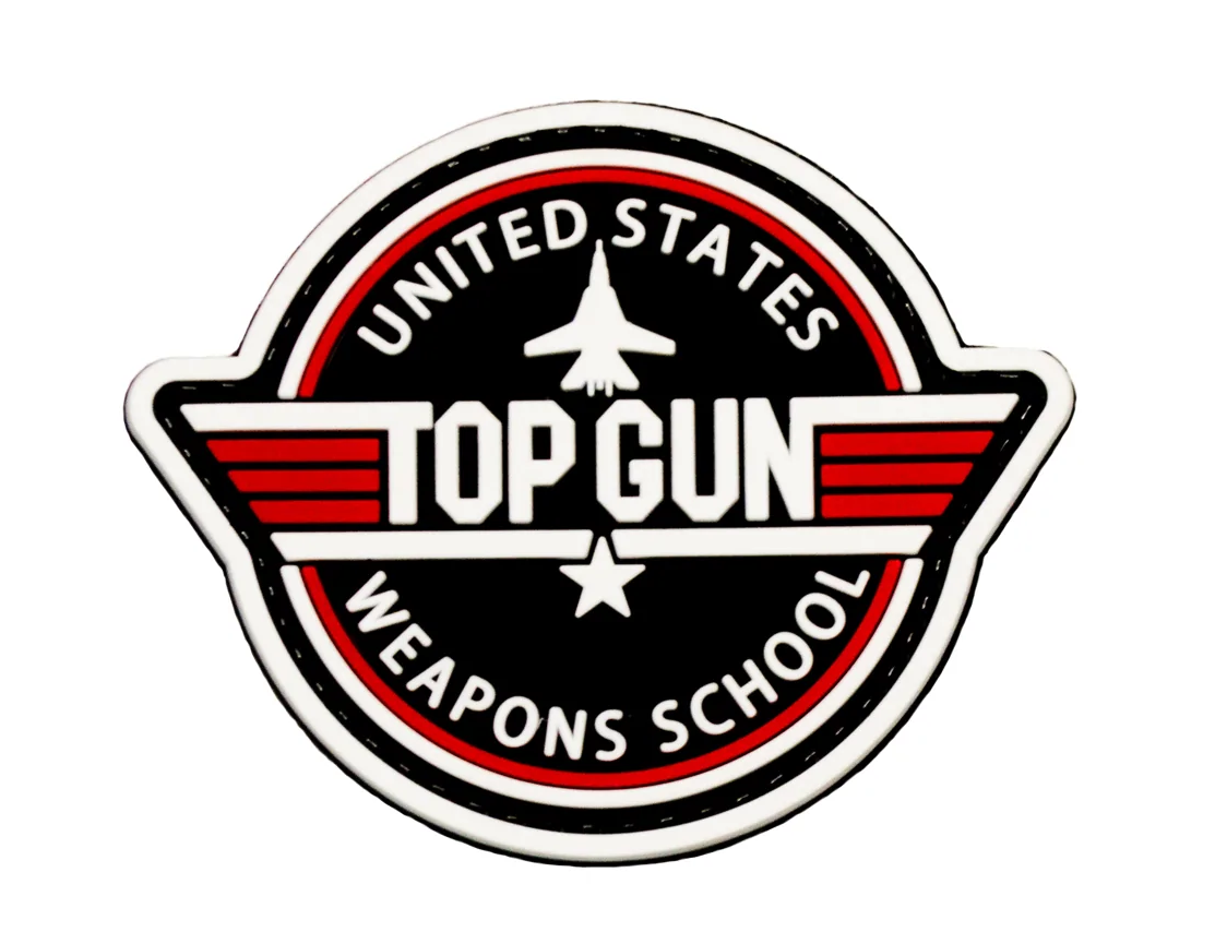 Top Gun Fighter Weapons School Patch - PVC Morale Patch