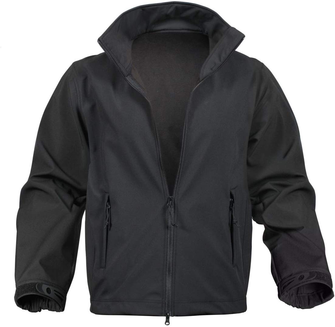 Rothco Soft Shell Uniform Jacket - BLACK
