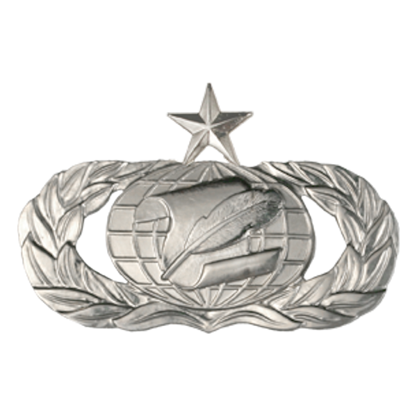Air Force Badge - Information Management Senior