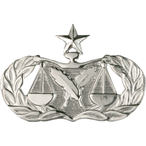 Air Force Badge - Paralegal Senior